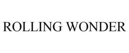 ROLLING WONDER trademark
