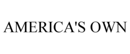 AMERICA'S OWN trademark