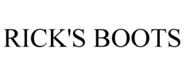 RICK'S BOOTS trademark