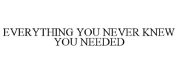 EVERYTHING YOU NEVER KNEW YOU NEEDED trademark