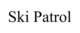 SKI PATROL trademark