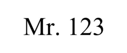 MR. 123 trademark