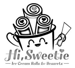 HI, SWEETIE ICE CREAM ROLLS & DESSERTS trademark