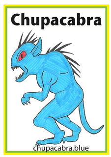CHUPACABRA CHUPACABRA.BLUE trademark