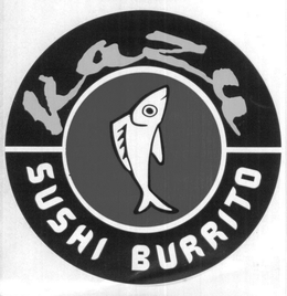 KAZU SUSHI BURRITO trademark