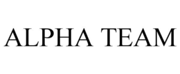 ALPHA TEAM trademark