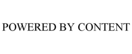 POWERED BY CONTENT trademark