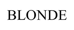 BLONDE trademark