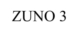 ZUNO 3 trademark