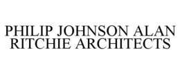 PHILIP JOHNSON ALAN RITCHIE ARCHITECTS trademark