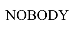 NOBODY trademark