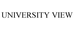 UNIVERSITY VIEW trademark
