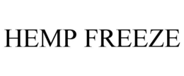 HEMP FREEZE trademark