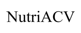 NUTRIACV trademark