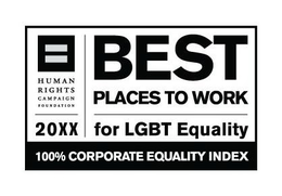 HUMAN RIGHTS CAMPAIGN FOUNDATION 20XX BEST PLACES TO WORK FOR LGBT EQUALITY 100% CORPORATE EQUALITY INDEX trademark