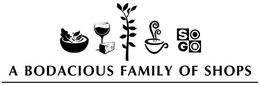 A BODACIOUS FAMILY OF SHOPS SOGO trademark