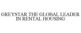 GREYSTAR THE GLOBAL LEADER IN RENTAL HOUSING trademark