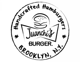 JUANCHI'S BURGER. HANDCRAFTED HAMBURGERS BROOKLYN, N.Y. trademark