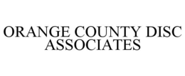 ORANGE COUNTY DISC ASSOCIATES trademark