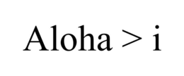 ALOHA > I trademark