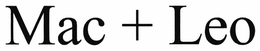 MAC + LEO trademark