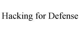 HACKING FOR DEFENSE trademark