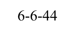 6-6-44 trademark