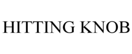 HITTING KNOB trademark