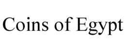 COINS OF EGYPT trademark