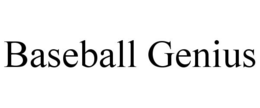 BASEBALL GENIUS trademark