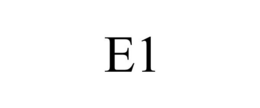E1 trademark
