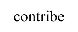 CONTRIBE trademark