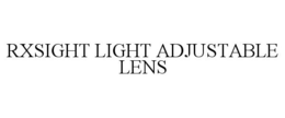 RXSIGHT LIGHT ADJUSTABLE LENS trademark