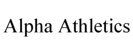 ALPHA ATHLETICS trademark