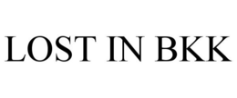 LOST IN BKK trademark