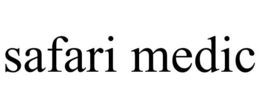 SAFARI MEDIC trademark