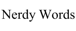 NERDY WORDS trademark