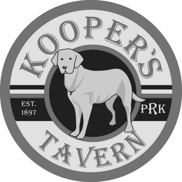 KOOPER'S TAVERN EST. 1897 PRK trademark