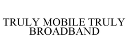 TRULY MOBILE TRULY BROADBAND trademark