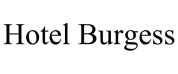 HOTEL BURGESS trademark
