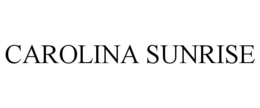 CAROLINA SUNRISE trademark