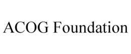 ACOG FOUNDATION trademark