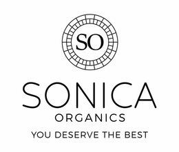 SO SONICA ORGANICS YOU DESERVE THE BEST trademark