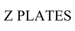 Z PLATES trademark