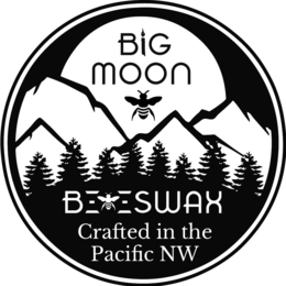 BIG MOON BEESWAX CRAFTED IN THE PACIFICNW trademark
