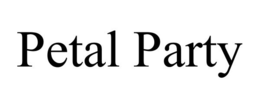 PETAL PARTY trademark