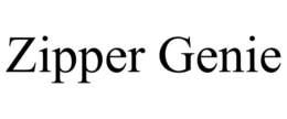 ZIPPER GENIE trademark
