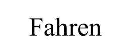 FAHREN trademark