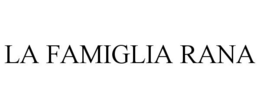 LA FAMIGLIA RANA trademark