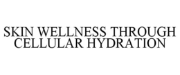 SKIN WELLNESS THROUGH CELLULAR HYDRATION trademark